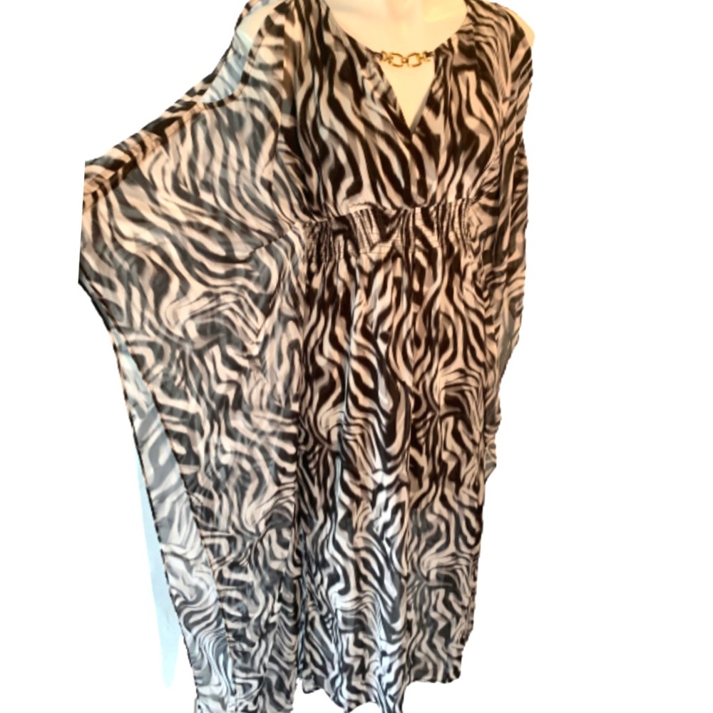 Jennifer Lopez Women’s Zebra Print Maxi Dress